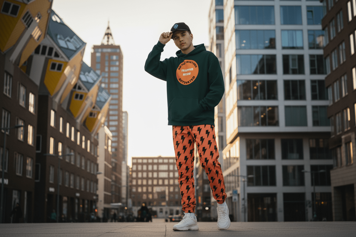 Don't Disturb Trappin Mode Oversized Hoodie - TheNationcommunity