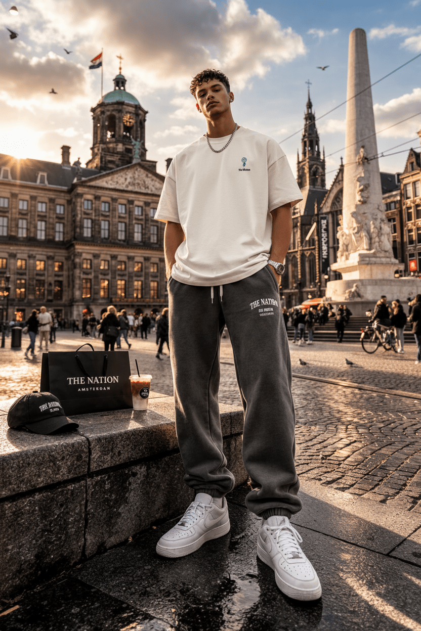 Smiley Oversized t-shirt - TheNationcommunity