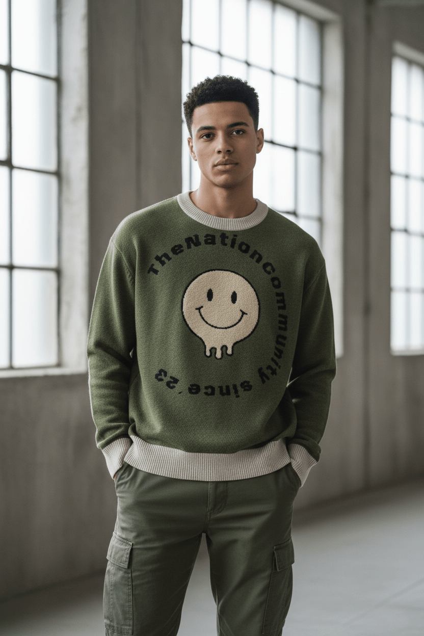TheNationCommunity Since '23 Knitted Sweater - TheNationcommunity