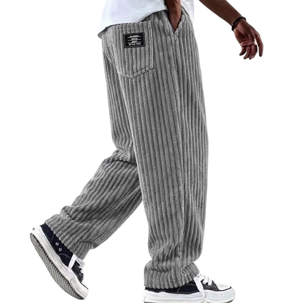 TNC - Men's Retro Vertical - striped Corduroy - TheNationcommunity