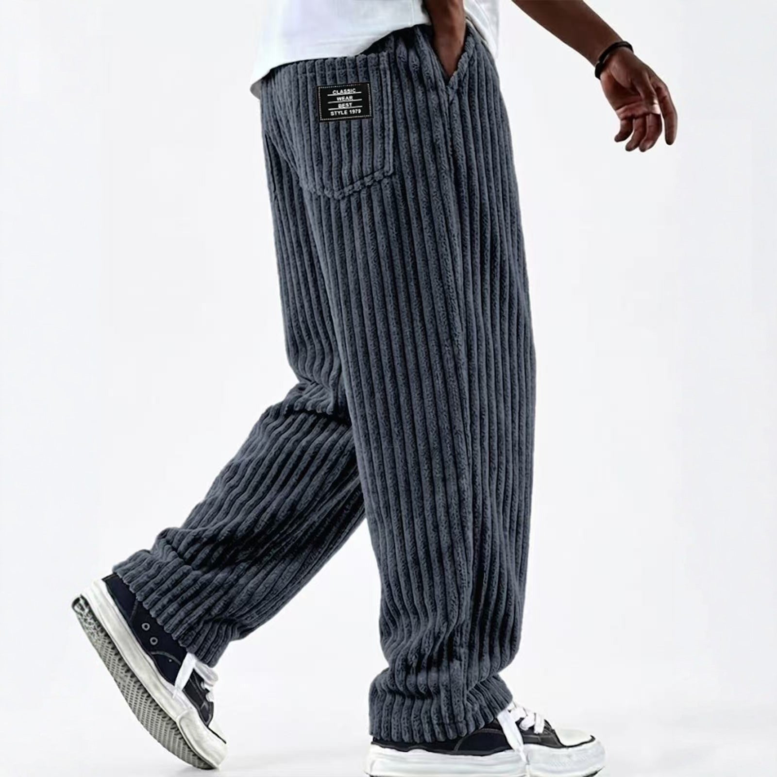 TNC - Men's Retro Vertical - striped Corduroy - TheNationcommunity