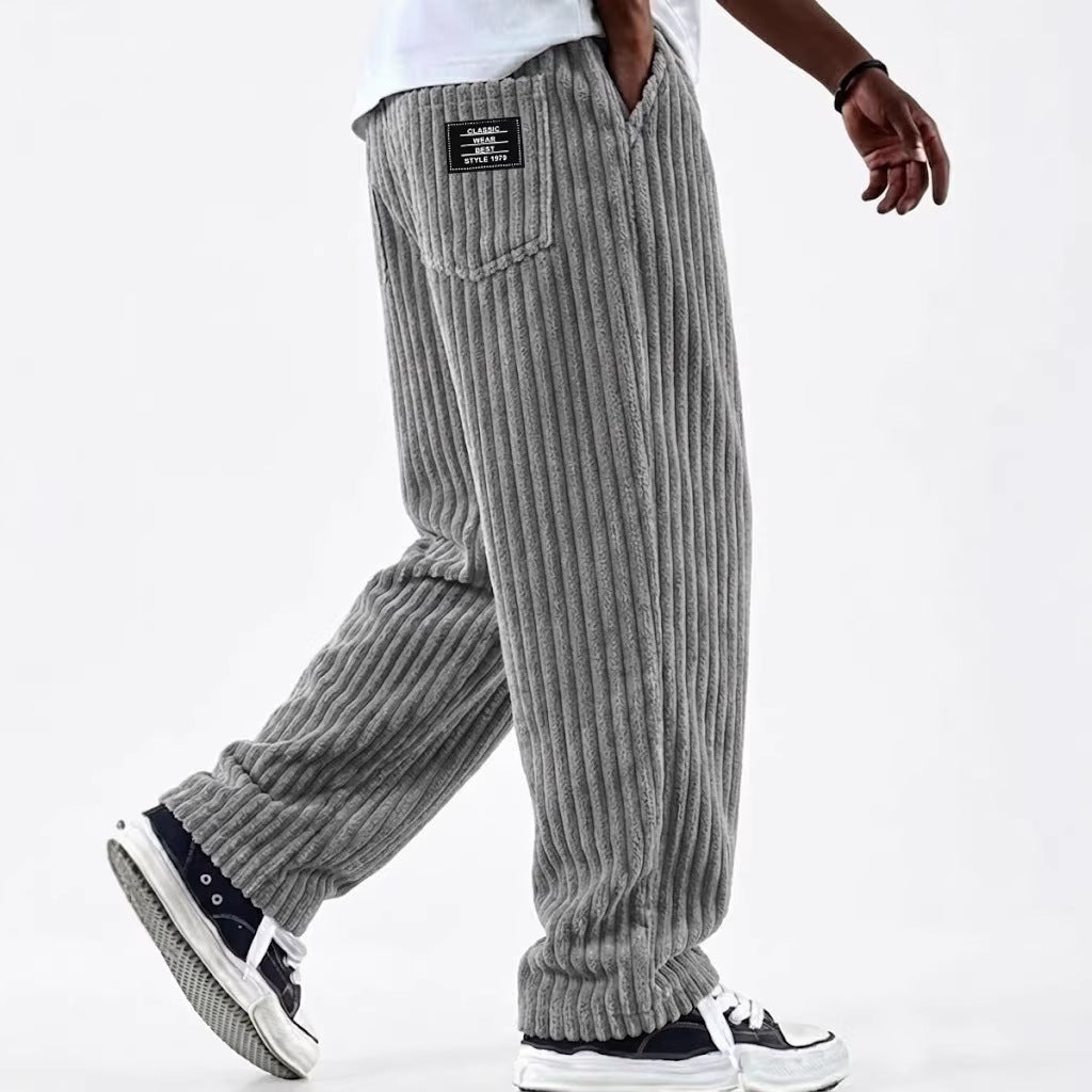 TNC - Men's Retro Vertical - striped Corduroy - TheNationcommunity