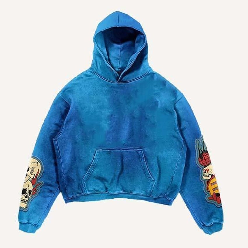 TNC - Retro Graffiti Digital Print Hoodie - TheNationcommunity